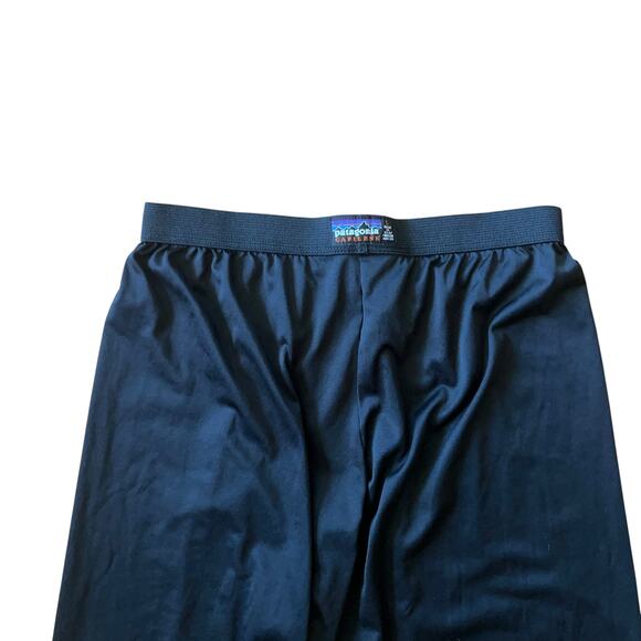 Patagonia Capilene Thermal Pants Men's L 36–38 Black Base Layer USA Made Outdoor - Picture 2 of 9